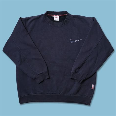 blauwe nike sweater vintage